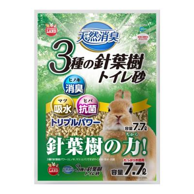 マルカン 天然消臭 3種の針葉樹トイレ砂 MR-639
