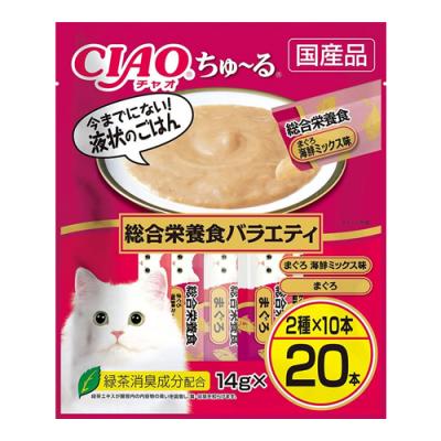 いなば 猫用 CIAOちゅ〜る(チャオちゅーる) 総合栄養食 バラエティ