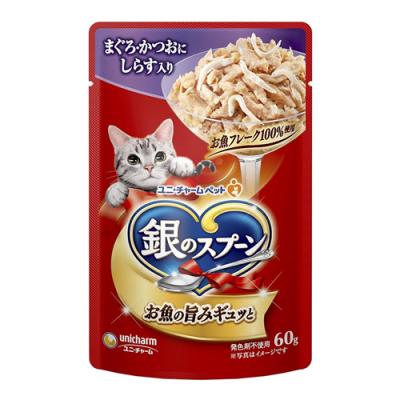 銀のスプーン 猫用パウチ まぐろ・かつおにしらす入り