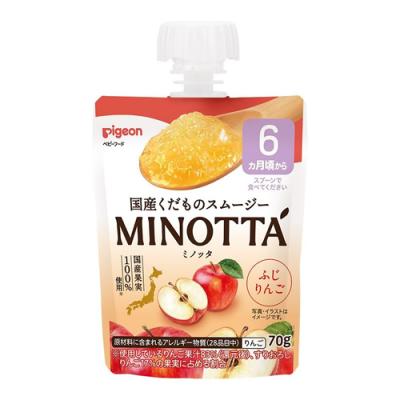 ピジョン くだものスムージーMINOTTA ミノッタ ふじりんご