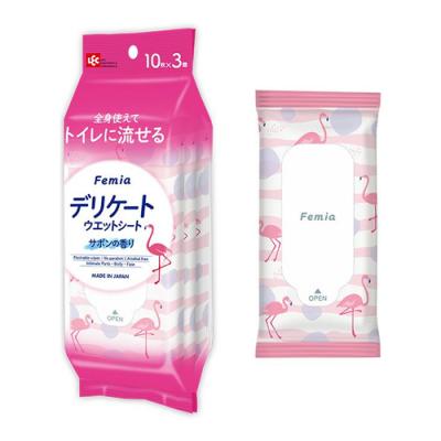 レック Femia フェムウエット デリケートウエットシート サボンの香り