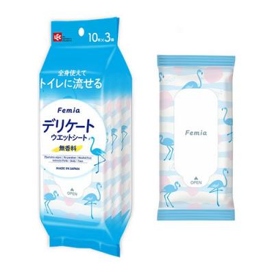 レック Femia フェムウエット デリケートウエットシート 無香料