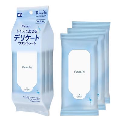 レック Femia フェムウエット デリケートウエットシート 無香料