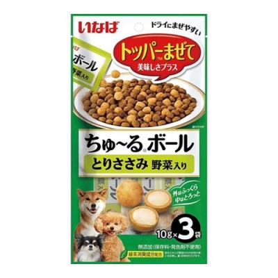 いなば 犬用 ちゅ〜るボール(ちゅーるボール) とりささみ野菜入り