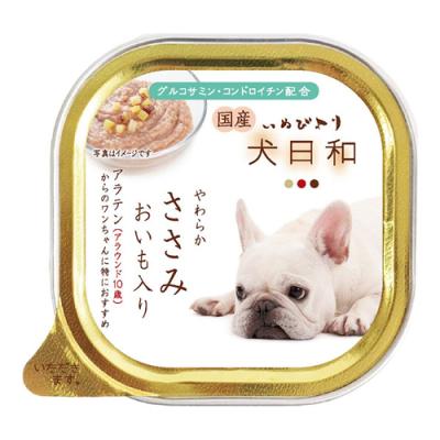 わんわん 犬日和トレイ やわらかささみおいも入り