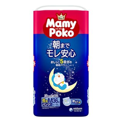 マミーポコ 夜用パンツ ドラえもん Mサイズ 6～13kg