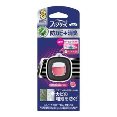 ファブリーズ クルマ イージークリップ 防カビ+消臭 プラチナフローラル