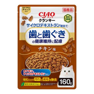 いなば 猫用総合栄養食 CIAOクランキー 歯と歯ぐきの健康維持に配慮 チキン味