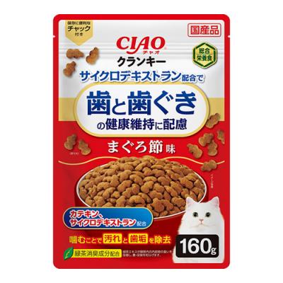 いなば 猫用総合栄養食 CIAOクランキー 歯と歯ぐきの健康維持に配慮 まぐろ節味