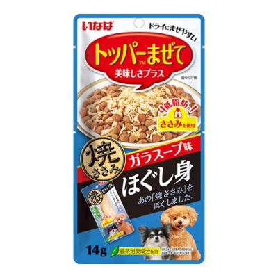 いなば 犬用 焼ささみほぐし身 ガラスープ味