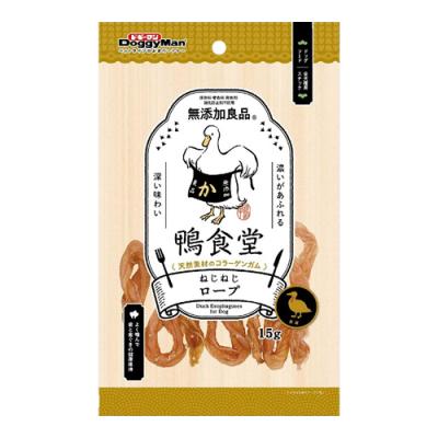 ドギーマン 犬用おやつ 鴨食堂 ねじねじロープ
