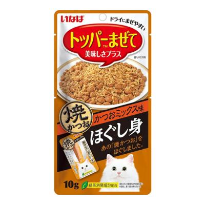 いなば 猫用 ほぐし身 焼かつお かつおミックス味