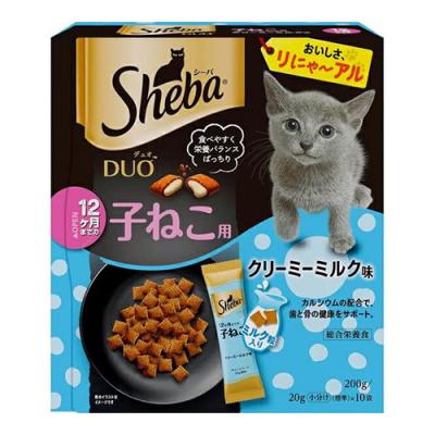 シーバ(Sheba) デュオ 子ねこ用 クリーミーミルク味