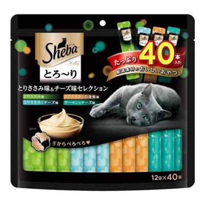 シーバ(Sheba) とろ〜りメルティ とりささみ味&チーズ味セレクション