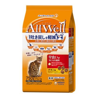 AllWell オールウェル 早食いが気になる猫用 チキン味