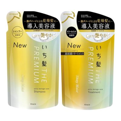 いち髪 THE PREMIUM エクストラダメージケアシャンプー シャイニーモイスト
