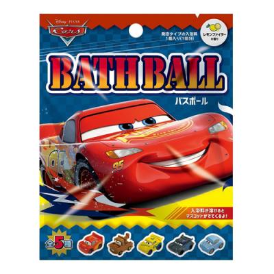 ノルコーポレーション バスボール 発泡タイプの入浴料 マスコット入り カーズ