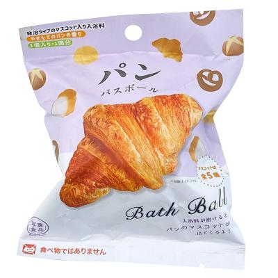ノルコーポレーション バスボール 発泡タイプの入浴料 マスコット入り やきたてのパンの香り