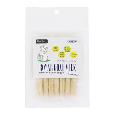 ペットプロ ロイヤルゴートミルク入り 牛皮ガム