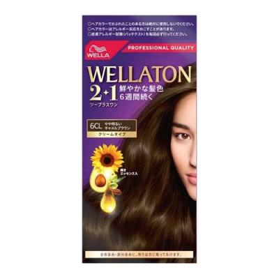 ウエラトーン2+1 (ツープラスワン) クリームタイプ 6CL やや明るいキャメルブラウン