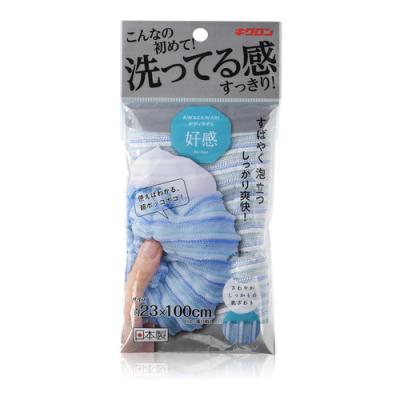 キクロン あわざわり ボディタオル好感 アクアブルー