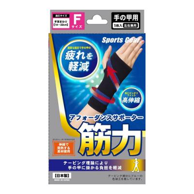 テルコーポレーション スポーツギア アフォーダンスサポーター 筋力 手の甲 フリーサイズ