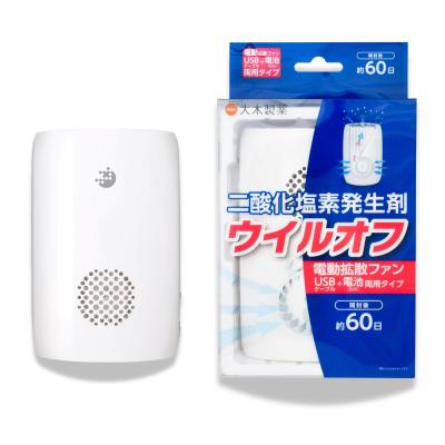 大木製薬 ウイルオフ 電動拡散ファン