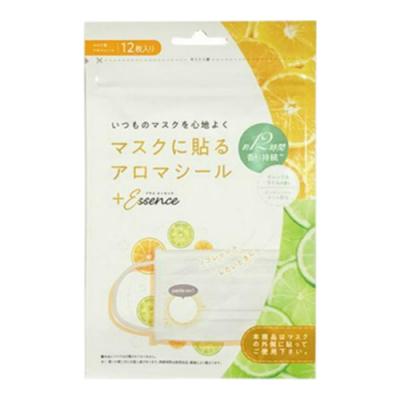 プラスエッセンス マスクに貼るアロマシール オレンジ&ライム