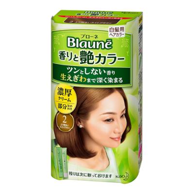 ブローネ 香りと艶カラー クリーム 2 より明るいライトブラウン