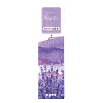 カメヤマ 煙の少ないお線香 花げしきプチ  ラベンダー