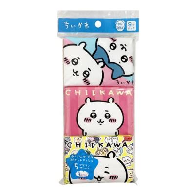 河野製紙 ちいかわ 水に流せる ポケットティシュ