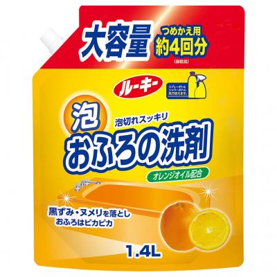 ルーキー 泡おふろ洗剤 オレンジ 詰替用 約4回分