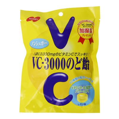 ノーベル製菓 VC-3000のど飴 レモン味