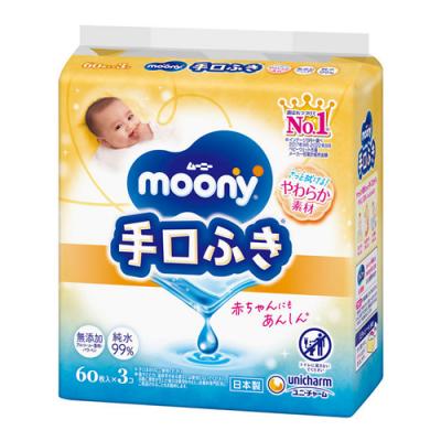 ユニ・チャーム ムーニー手口ふき 詰め替え