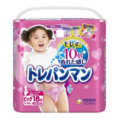 ユニ・チャーム トレパンマン 女の子用  ビッグ(12～22kg)