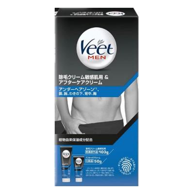 Veet MEN ヴィートメン 除毛クリーム敏感肌用&アフターケアクリーム