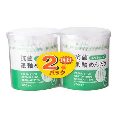VC20抗菌紙軸めんぼう200本×2個パック