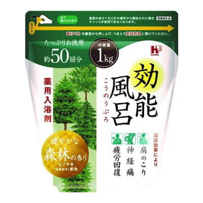 ヘルス 薬用入浴剤 効能風呂 健やかな森林の香り