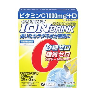 ファイン イオンドリンク ビタミンC・Dプラス まろやかレモン味