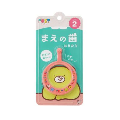 ファイン POSY リング歯ブラシ コーラルレッド6ヶ月~3才