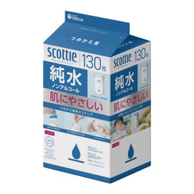 スコッティ ウェットティシュー 純水 ノンアルコール