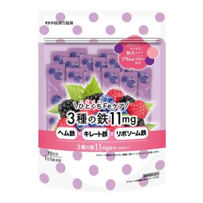 ひとくちFeケア 3種の鉄11mg プラム&ベリー風味