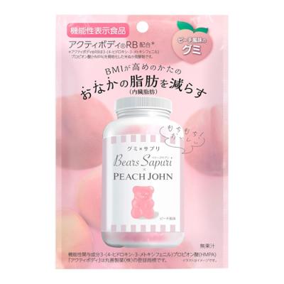 グミ×サプリ ベアーズサプリ x PEACH JOHN ピーチ風味