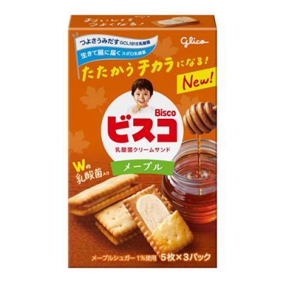 グリコ Bisco ビスコ メープル