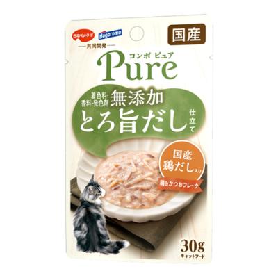 コンボ ピュア キャット パウチ 鶏&かつお・国産鶏だし入り