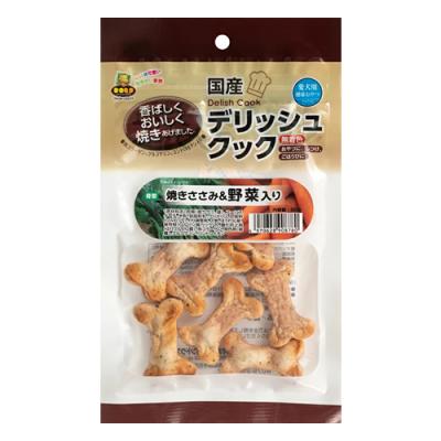 マルジョー&ウエフク 犬用 デリッシュクック 焼きささみ&野菜入り