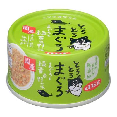 dbf デビフペット 犬用缶詰 とろとろまぐろまぐろと緑黄色野菜