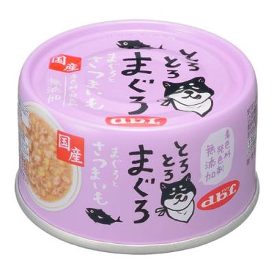 dbf デビフペット 犬用缶詰 とろとろまぐろまぐろとさつまいも