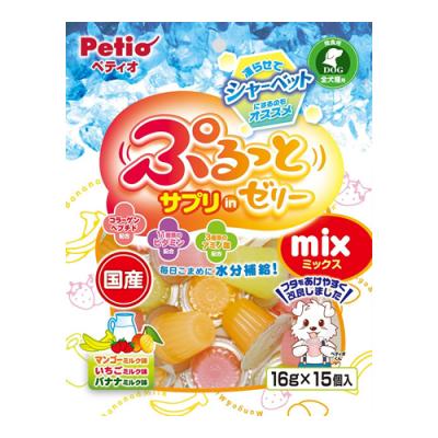 ペティオ 犬用おやつ ぷるっとサプリinゼリー ミックス