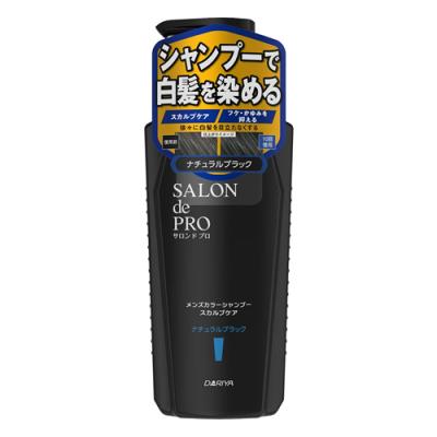 サロンドプロ メンズカラーシャンプー スカルプケア ナチュラルブラック